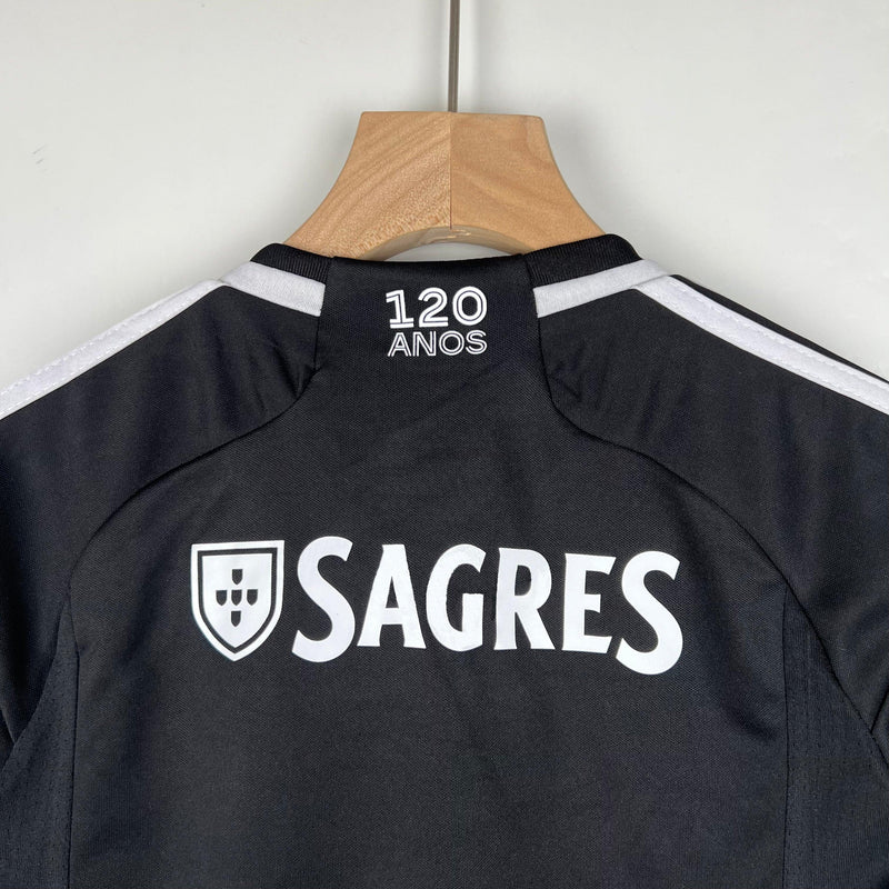 Kit Infantil Benfica II 23/24 - Preto - DA Sports Oficial