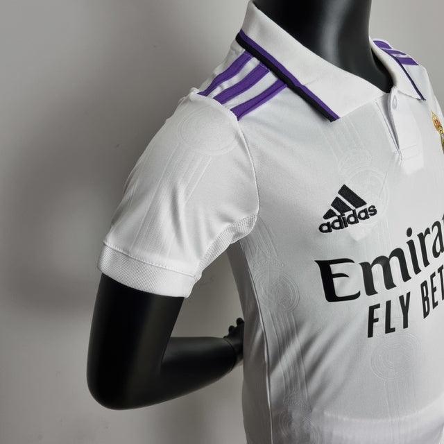 Kit Infantil Real Madrid 22/23 Adidas - Branco - DA Sports Oficial