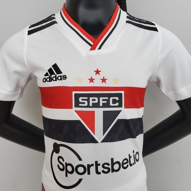 Kit Infantil São Paulo 22/23 Adidas - Branco - DA Sports Oficial