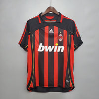 Camiseta AC Milan Retro 2006/2007 - Roja e Negra