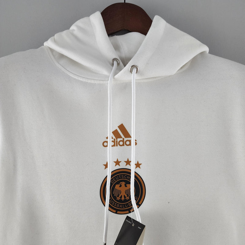 Moletom da Alemanha 2022 Branco - Adidas - DA Sports Oficial