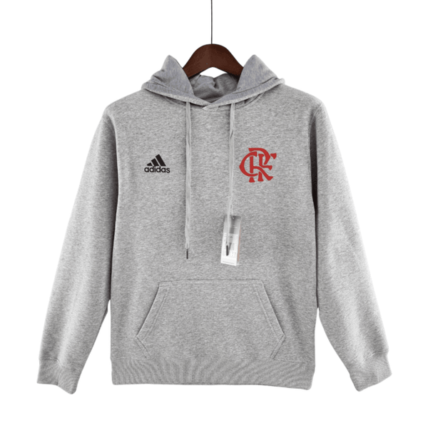 Moletom do Flamengo 2022 Cinza - Adidas - DA Sports Oficial