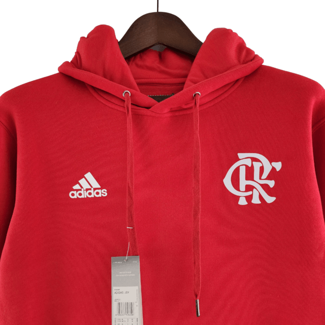 Moletom do Flamengo 2022 Vermelho - Adidas - DA Sports Oficial