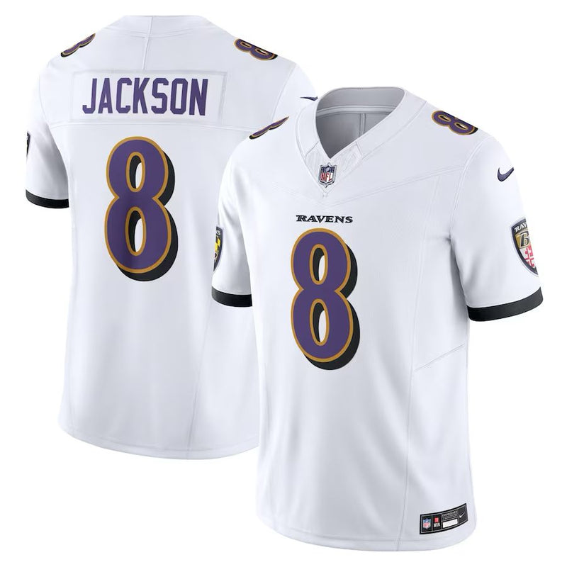 Baltimore Ravens Lamar Jackson – White Jersey