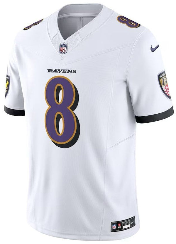 Baltimore Ravens Lamar Jackson – White Jersey