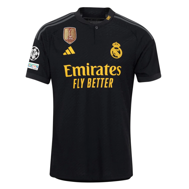 Camiseta Adidas Real Madrid ll Away 2023/24 + Patch Mundial + 14 UCL