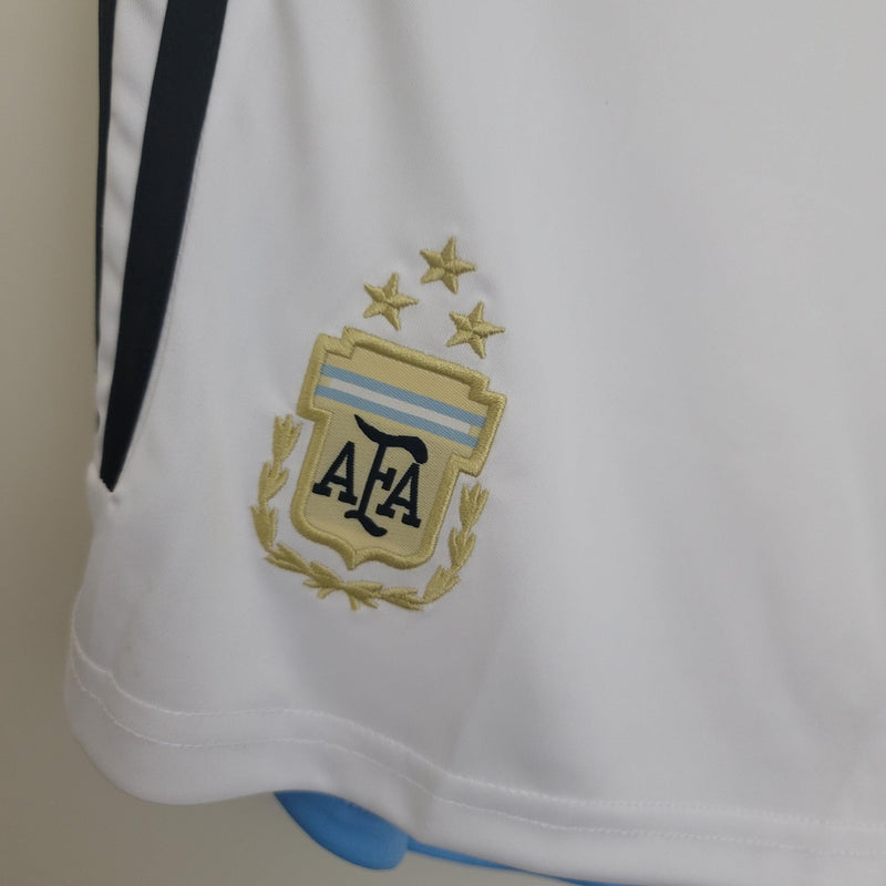 Short Argentina I 2022/232 Adidas - Branco - DA Sports Oficial