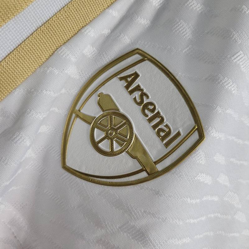 Short Arsenal 23/24 - Branco - DA Sports Oficial