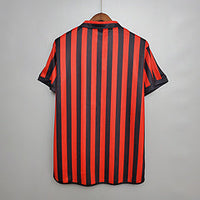 Camiseta AC Milan Retro 1999/2000 - Roja e Negra