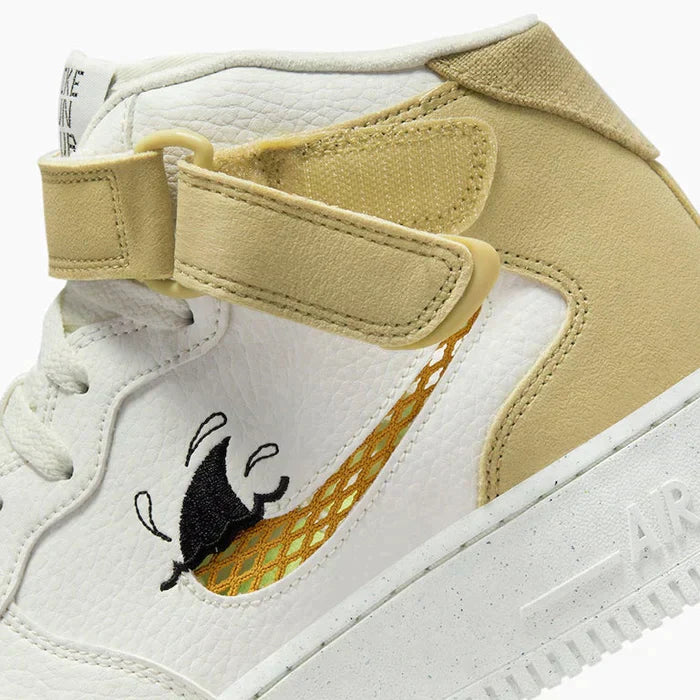 Air Force 1 Mid "07 LV8 Next Nature White and Gold