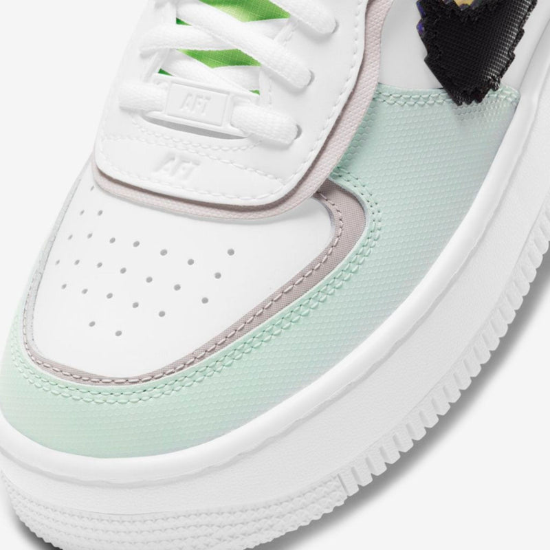 Air Force 1 Shadow Pixel Swoosh Barely Green