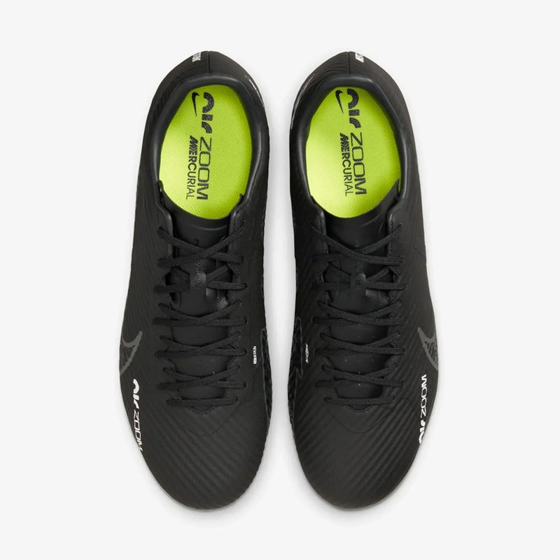 Botas de fútbol Zoom Mercurial Vapor 15 Elite Campo Negro