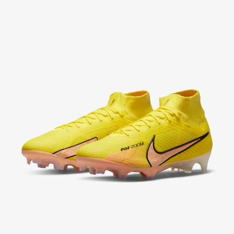 Botas de fútbol Zoom Mercurial Superfly 9 Elite Campo Amarillo