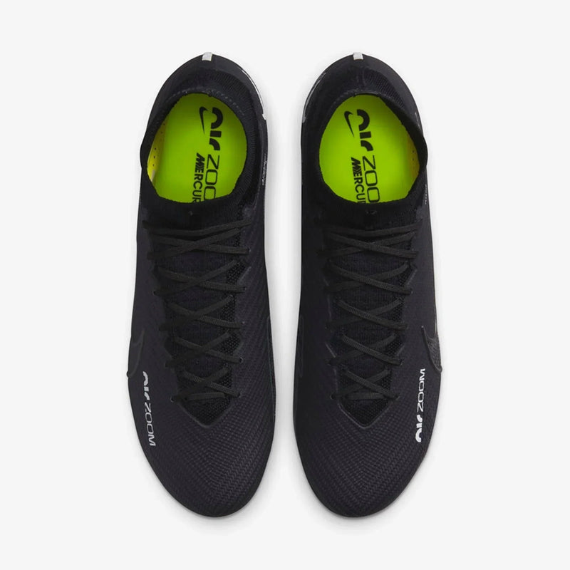 Botas de fútbol Zoom Mercurial Superfly 9 Elite Campo Negro