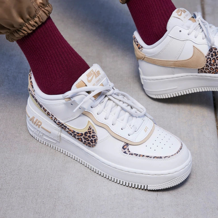 Air Force 1 Shadow White and Gold