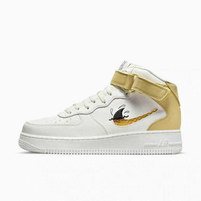 Air Force 1 Mid "07 LV8 Next Nature White and Gold