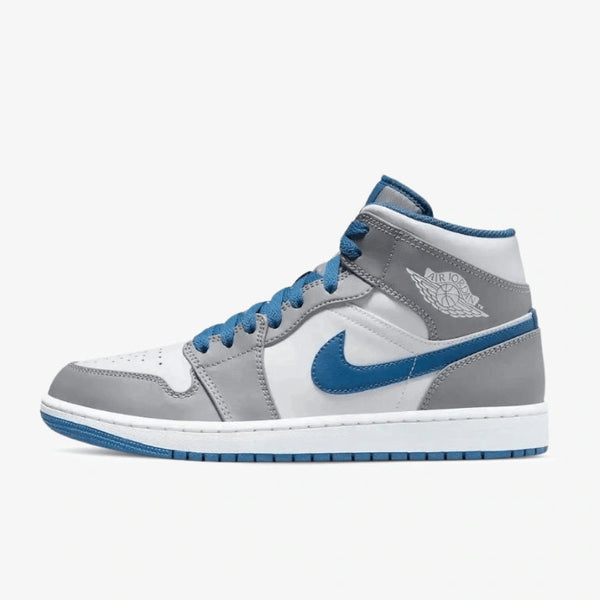 Air Jordan 1 Mid Cement True Blue