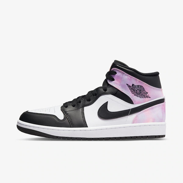 Air Jordan 1 Mid SE Black and Pink