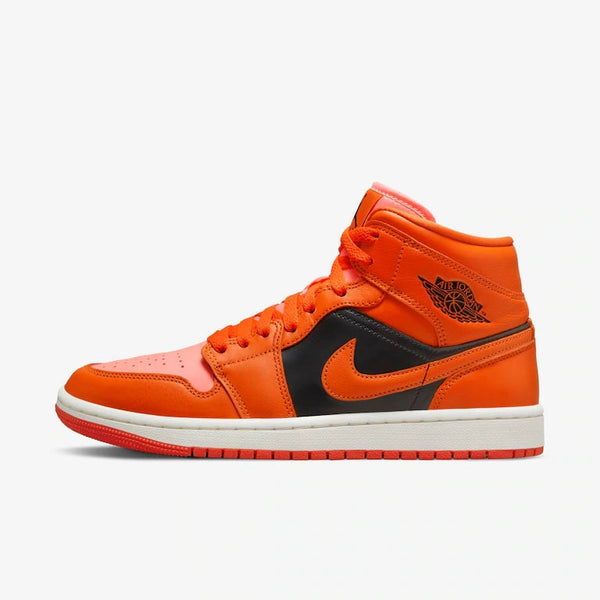 Air Jordan 1 Mid SE Orange Black