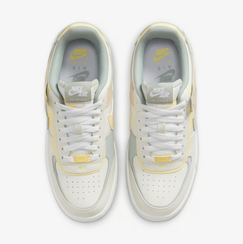 Air Force 1 Shadow "Sail Light Silver Citron Tint"