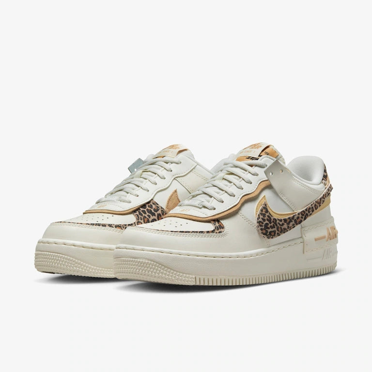 Air Force 1 Shadow White and Gold