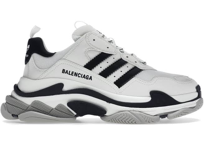 Balenciaga Adidas White Black