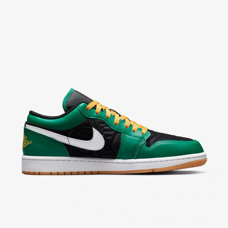 Air Jordan 1 Low SE Green and Black 2