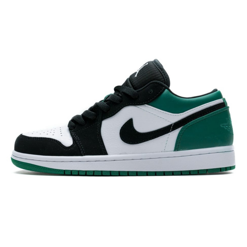 Air Jordan 1 Low White Black Mystic Green