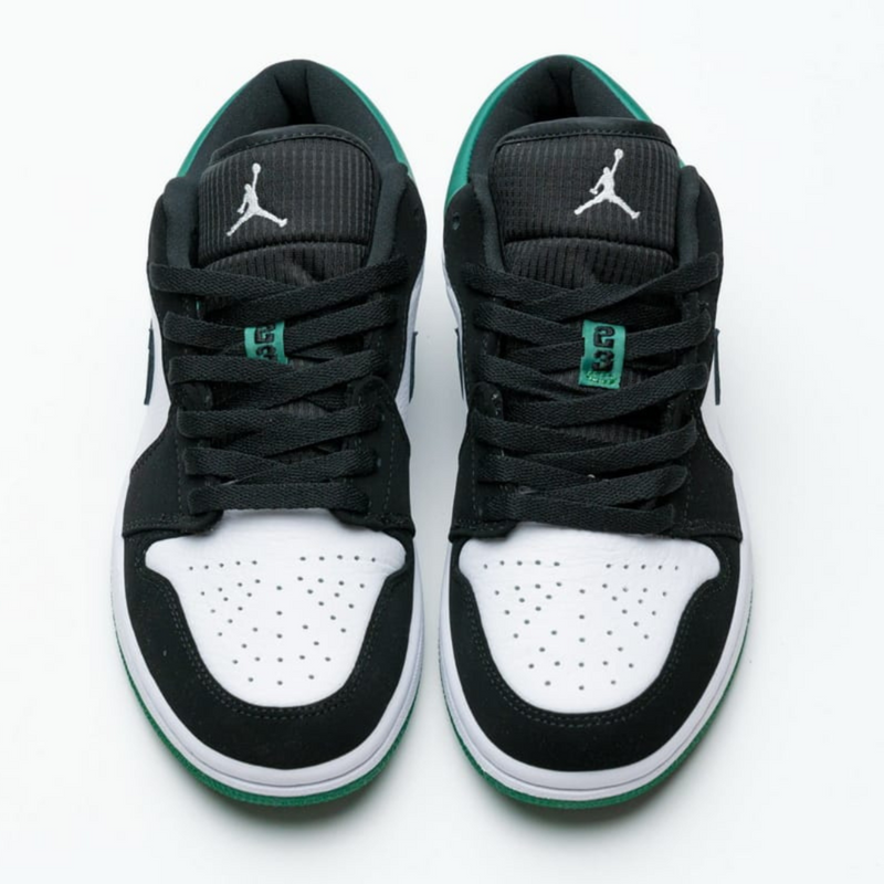 Air Jordan 1 Low White Black Mystic Green