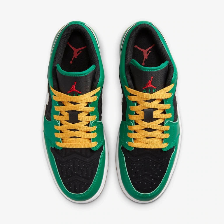 Air Jordan 1 Low SE Green and Black 2