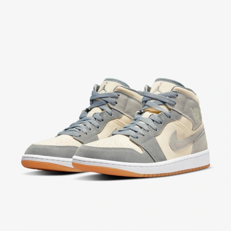 Air Jordan 1 Mid SE Bege and Gray