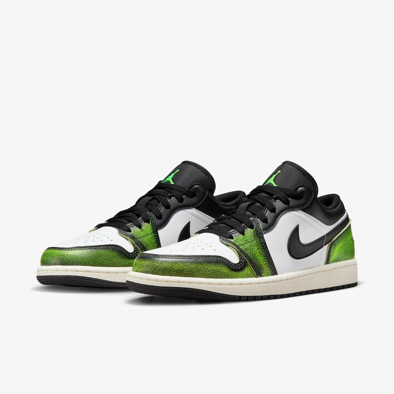 Air Jordan 1 Low SE Green and Black