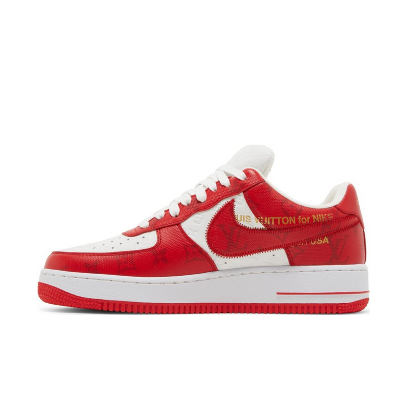 Louis Vuitton x Air Force 1 Low 'White Comet Red'