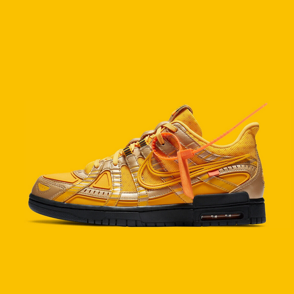 Off-White x Air Rubber Dunk 'University Gold'