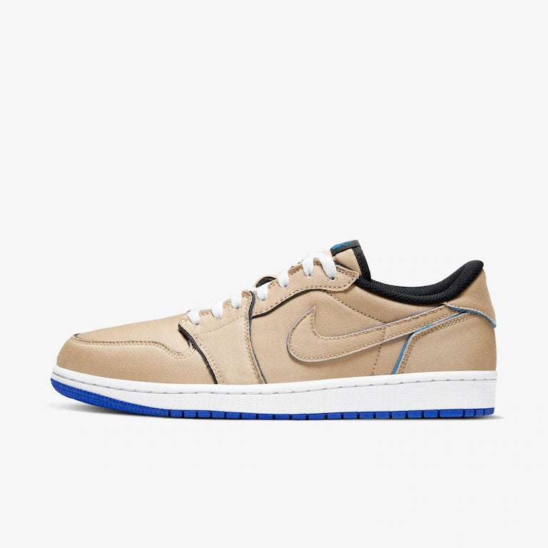 Air Jordan 1 Low Desert Ore and Royal Blue