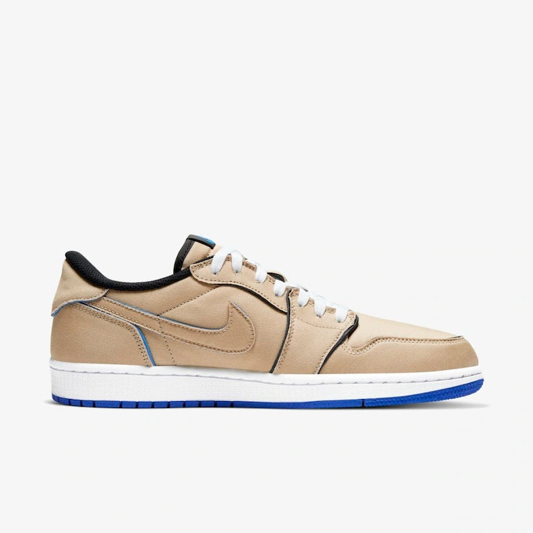 Air Jordan 1 Low Desert Ore and Royal Blue