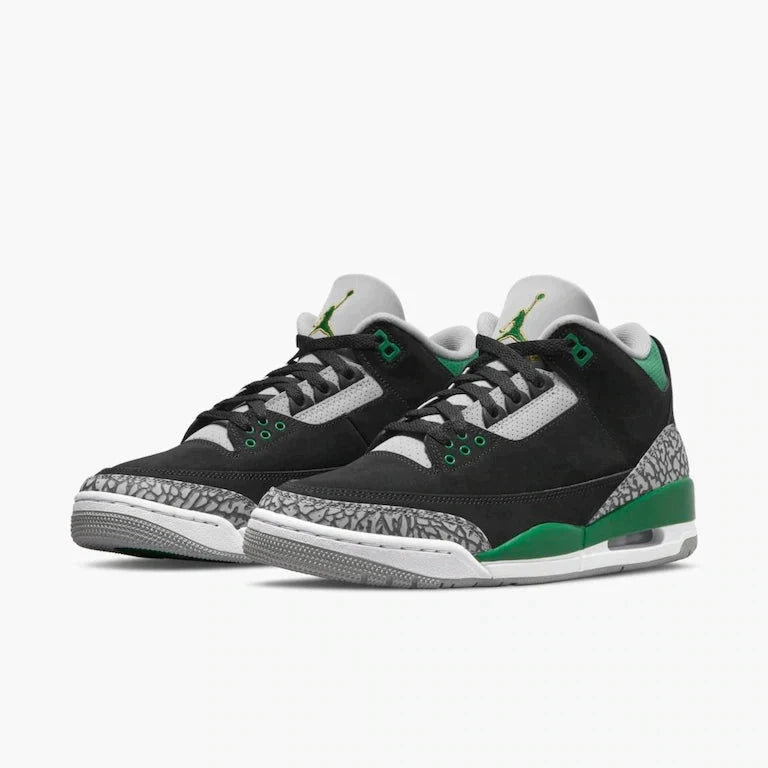 Air Jordan 3 Retro Green and Black