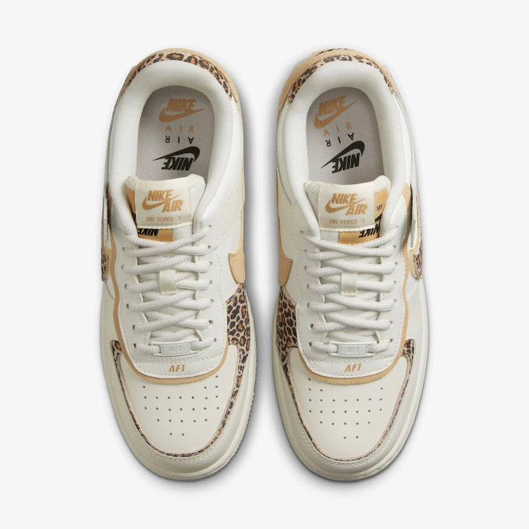 Air Force 1 Shadow White and Gold