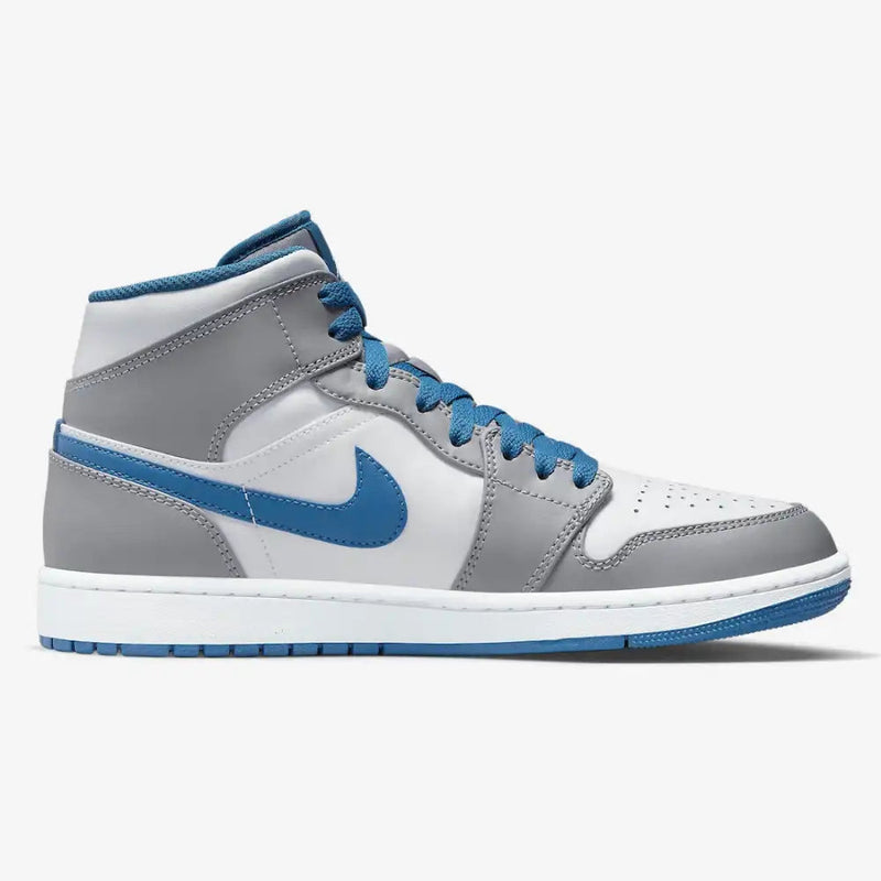 Air Jordan 1 Mid Cement True Blue