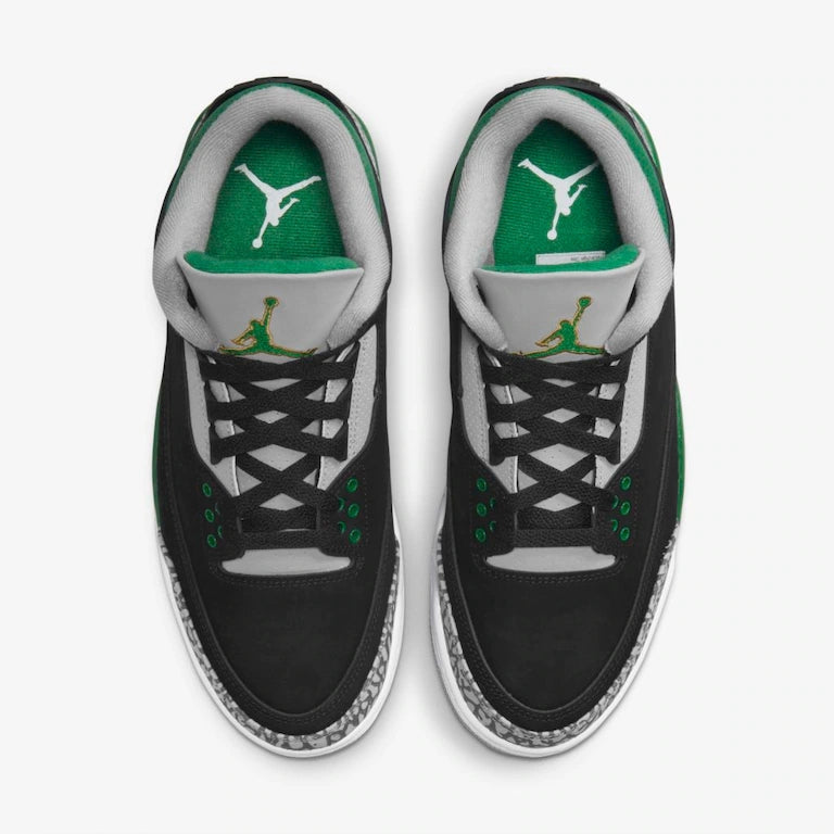 Air Jordan 3 Retro Green and Black