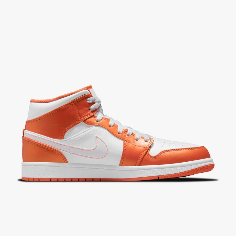 Air Jordan 1 Mid SE Orange and White