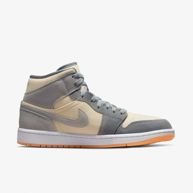 Air Jordan 1 Mid SE Bege and Gray