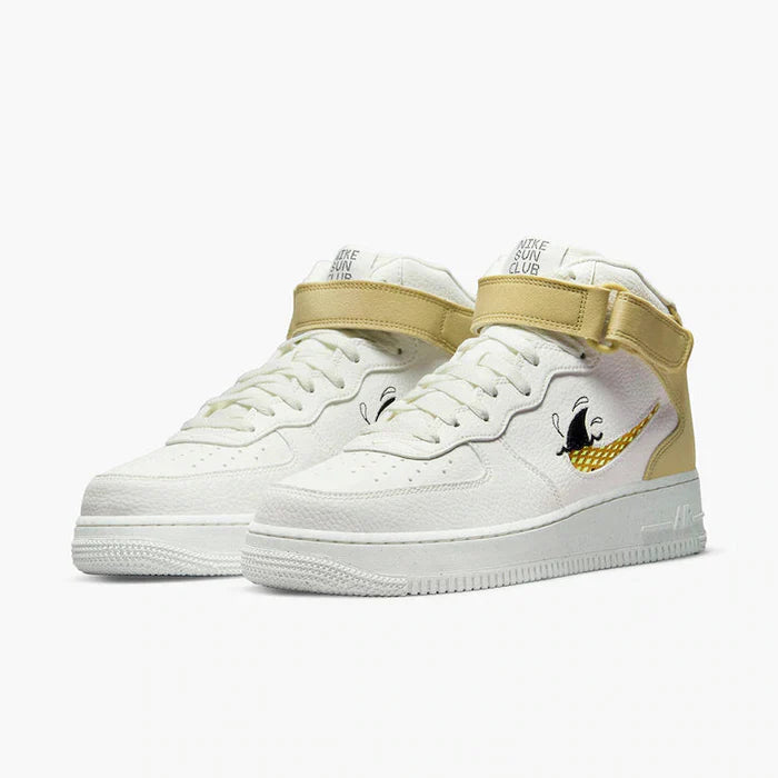 Air Force 1 Mid "07 LV8 Next Nature White and Gold